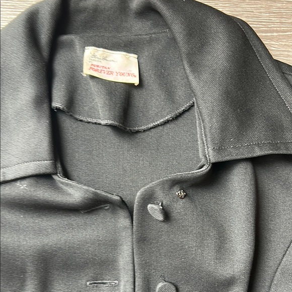 1950s Vintage Gloria Swanson Forever Young  Black Button Up Jacket - Picture 4 of 5